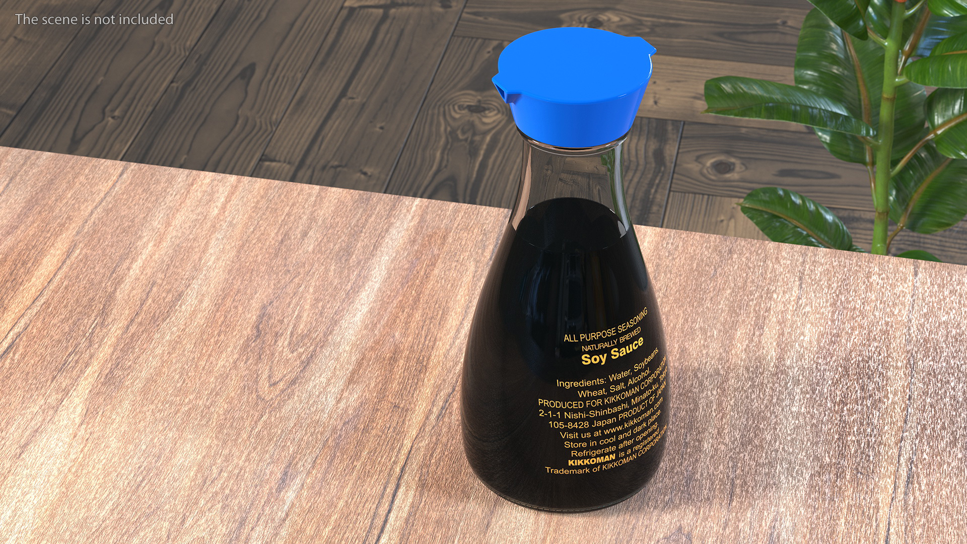 3D model Gluten Free Soy Sauce Kikkoman