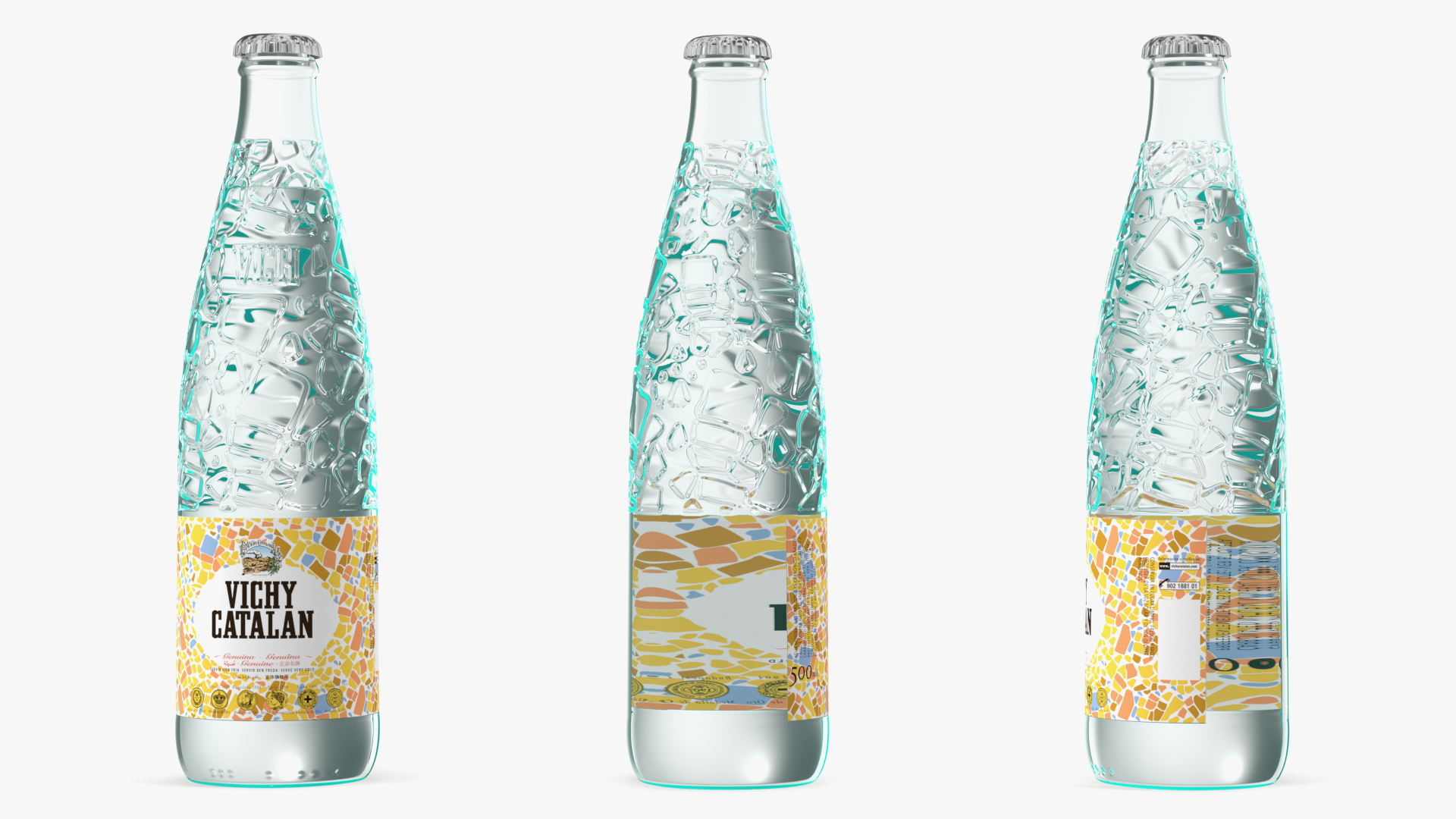 Vichy Catalan Mineral Water Bottle 3D model