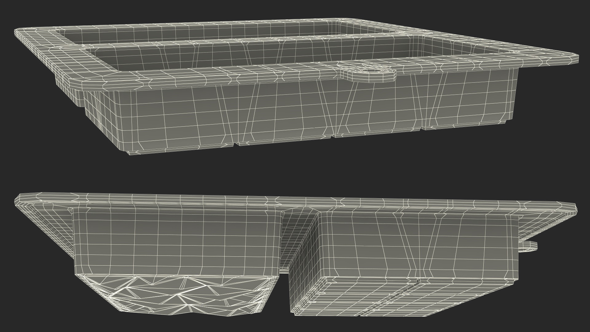 3D Chocolate Bar Mold model