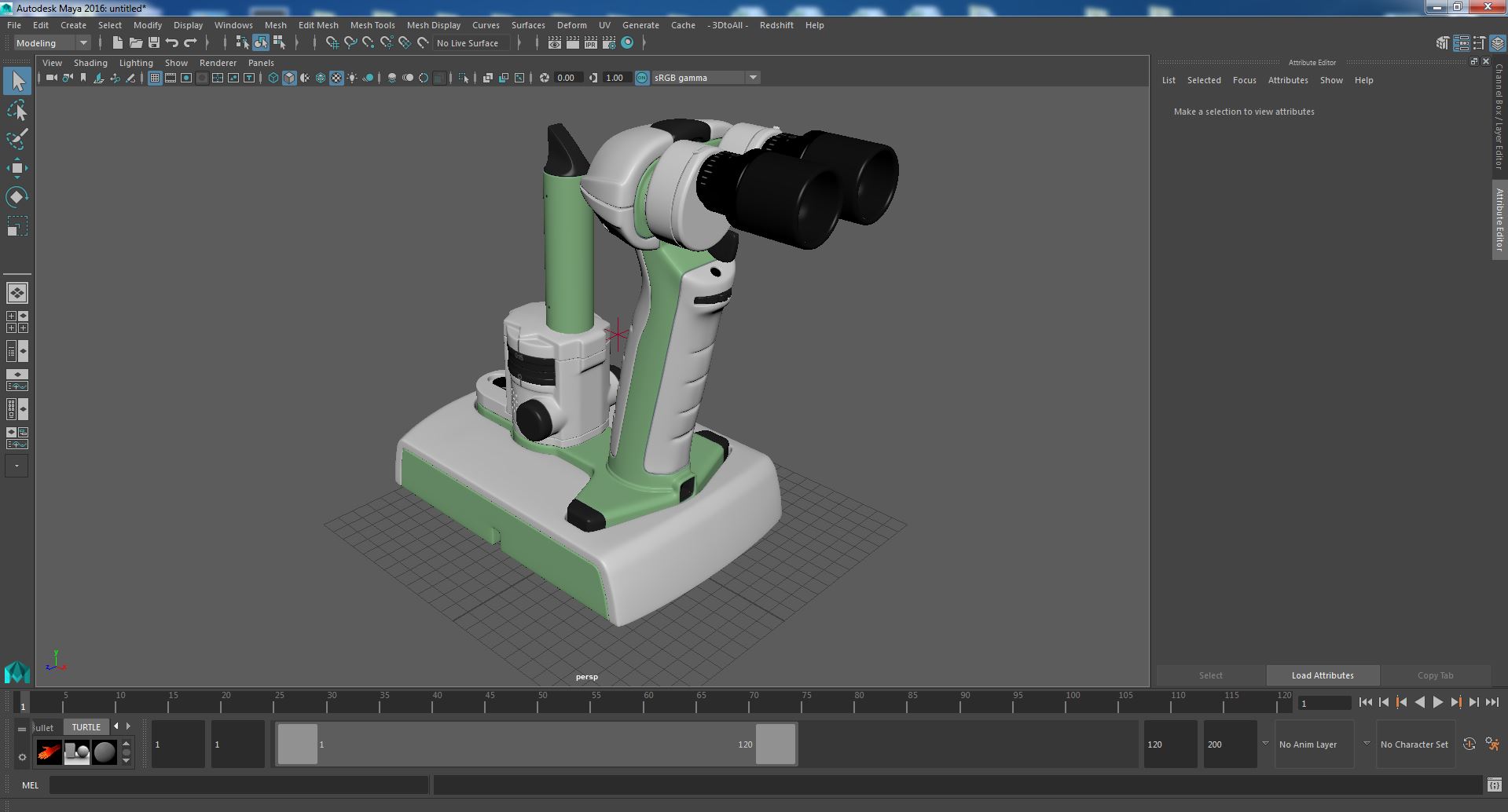 3D Portable Slit Lamp model