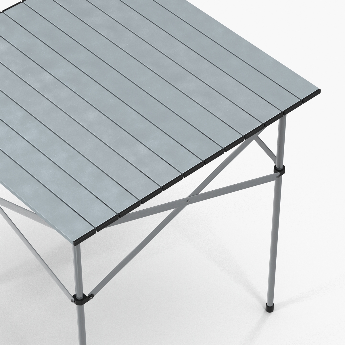 Aluminum Picnic Table Folding 3D model