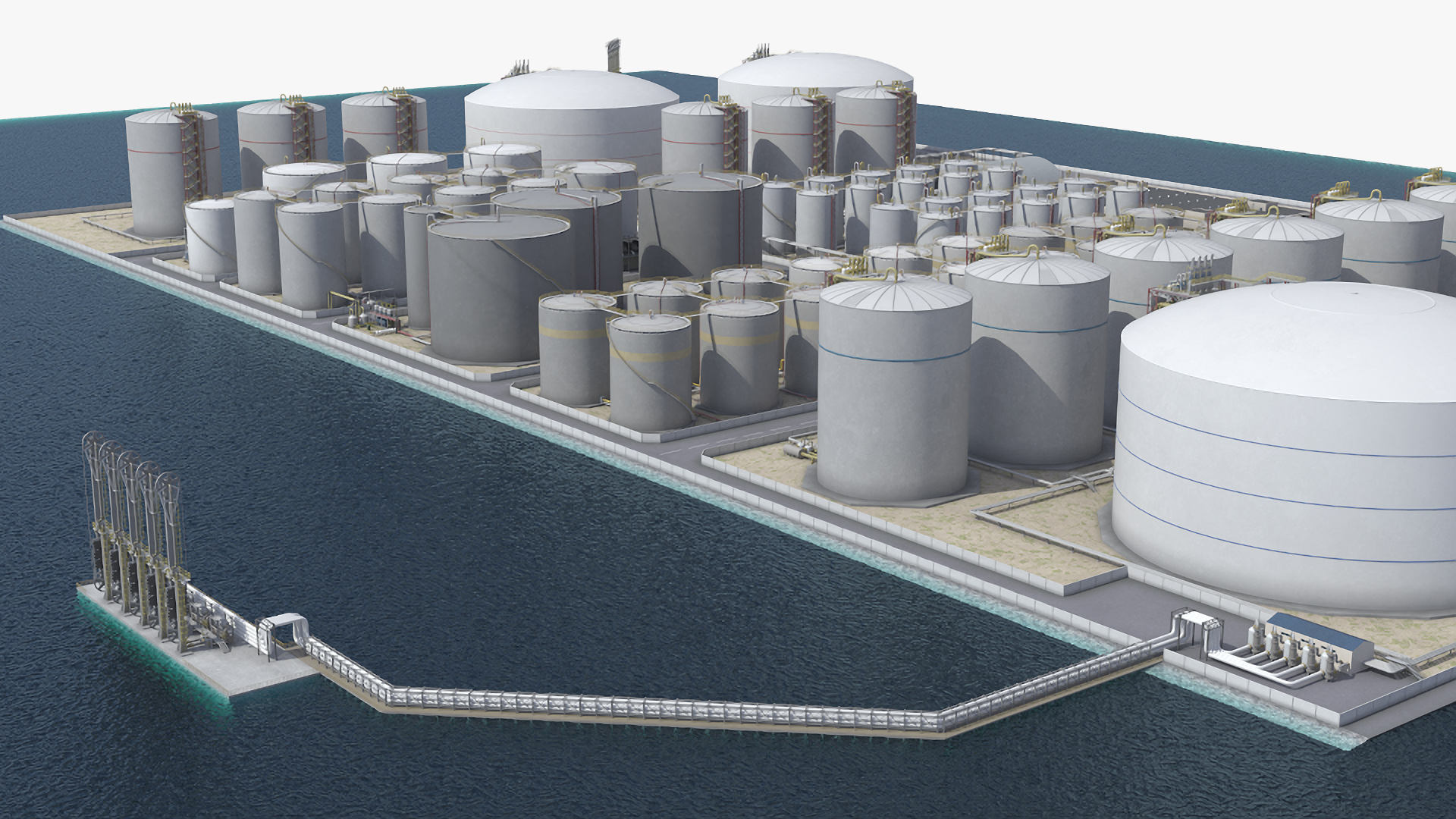 LNG Terminal 3D