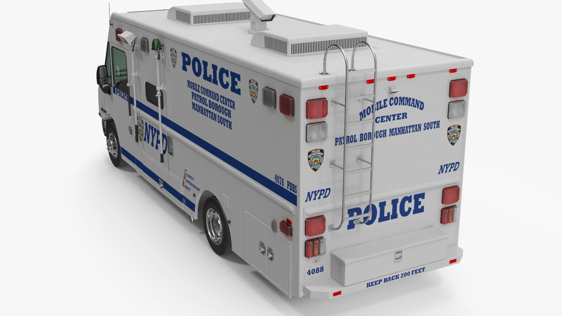 3D NYPD Mobile Command Center