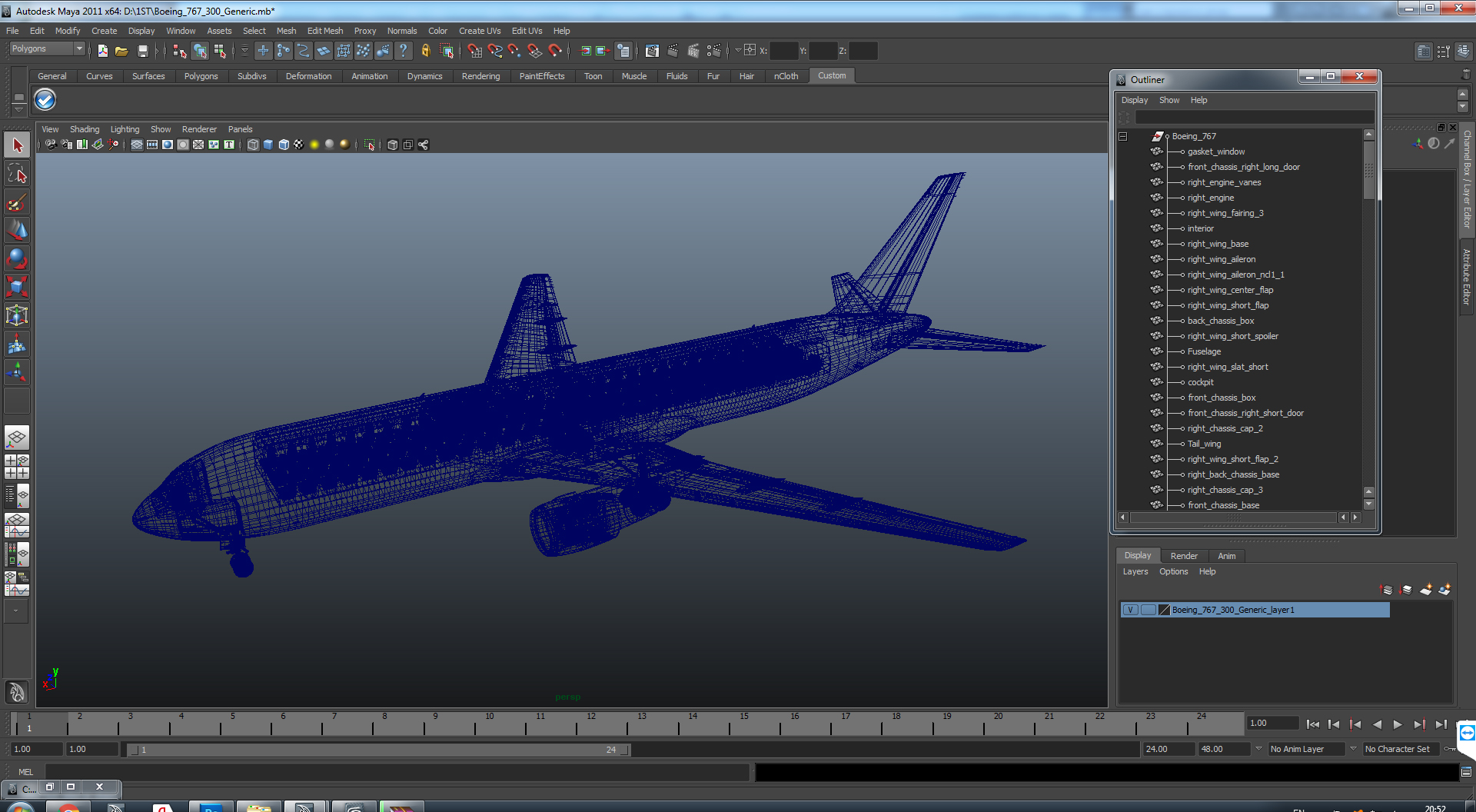 Boeing 767 300 Generic 3D