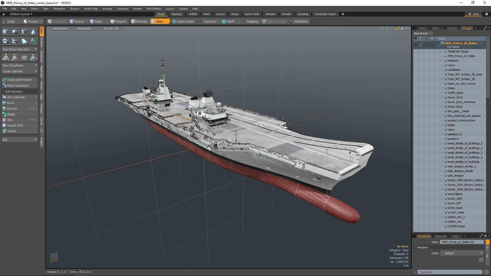 HMS Prince of Wales 3D model