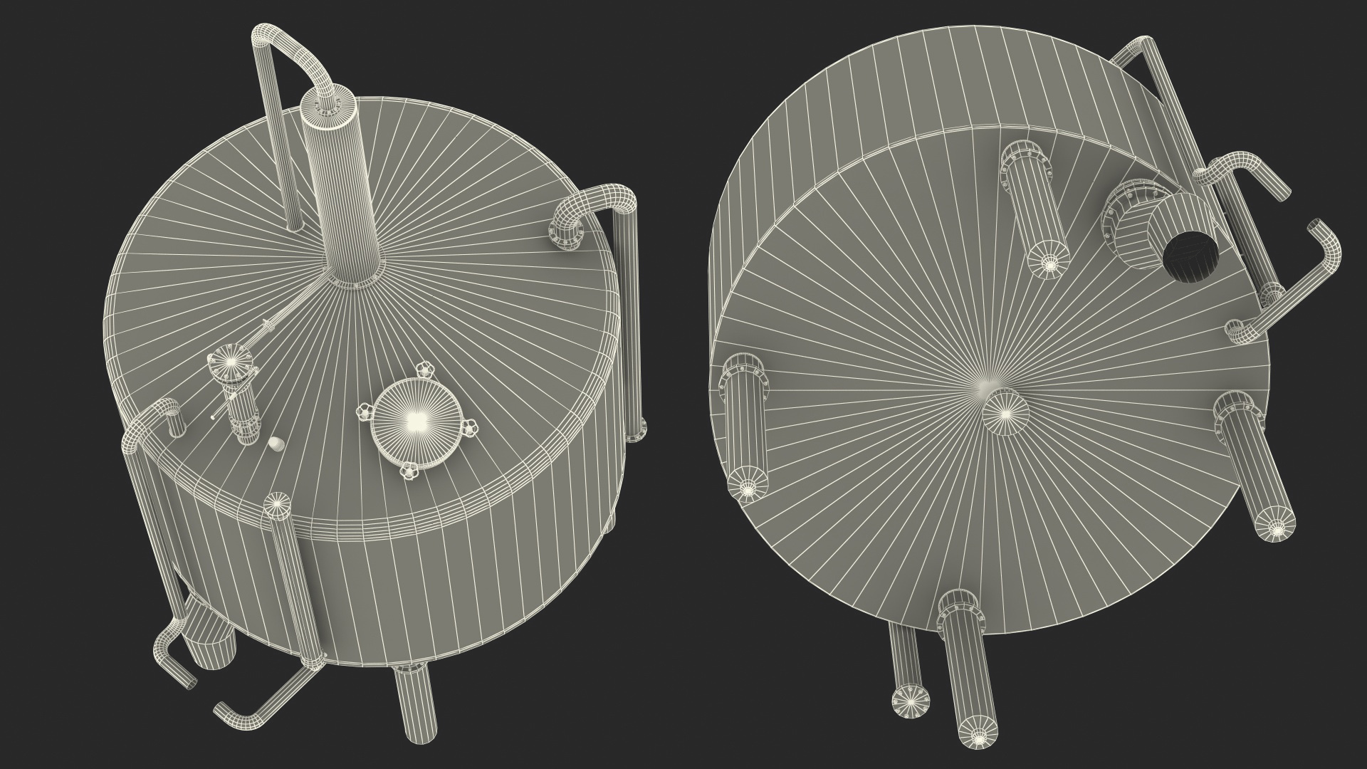 3D model Distillation Cooling Tank