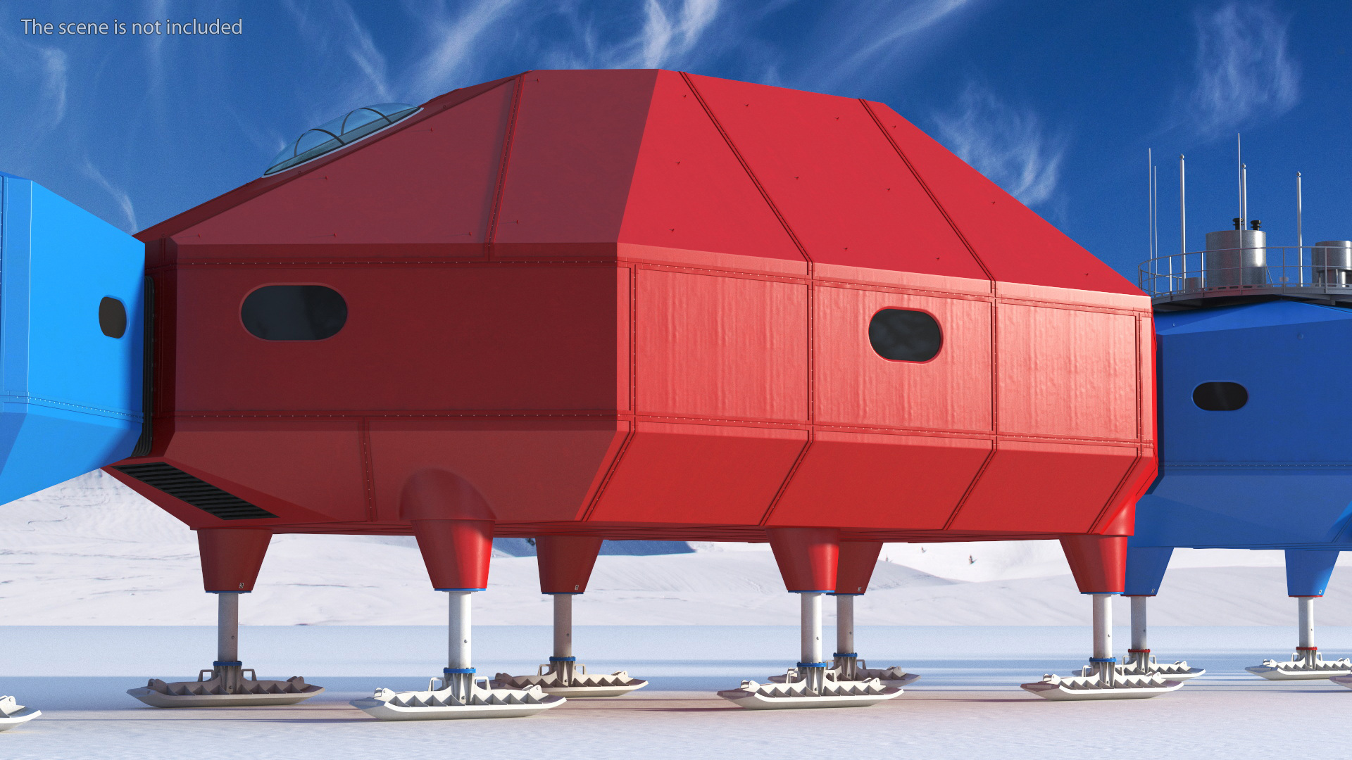 Arctic and Antarctic Mobile Research Station 3D model