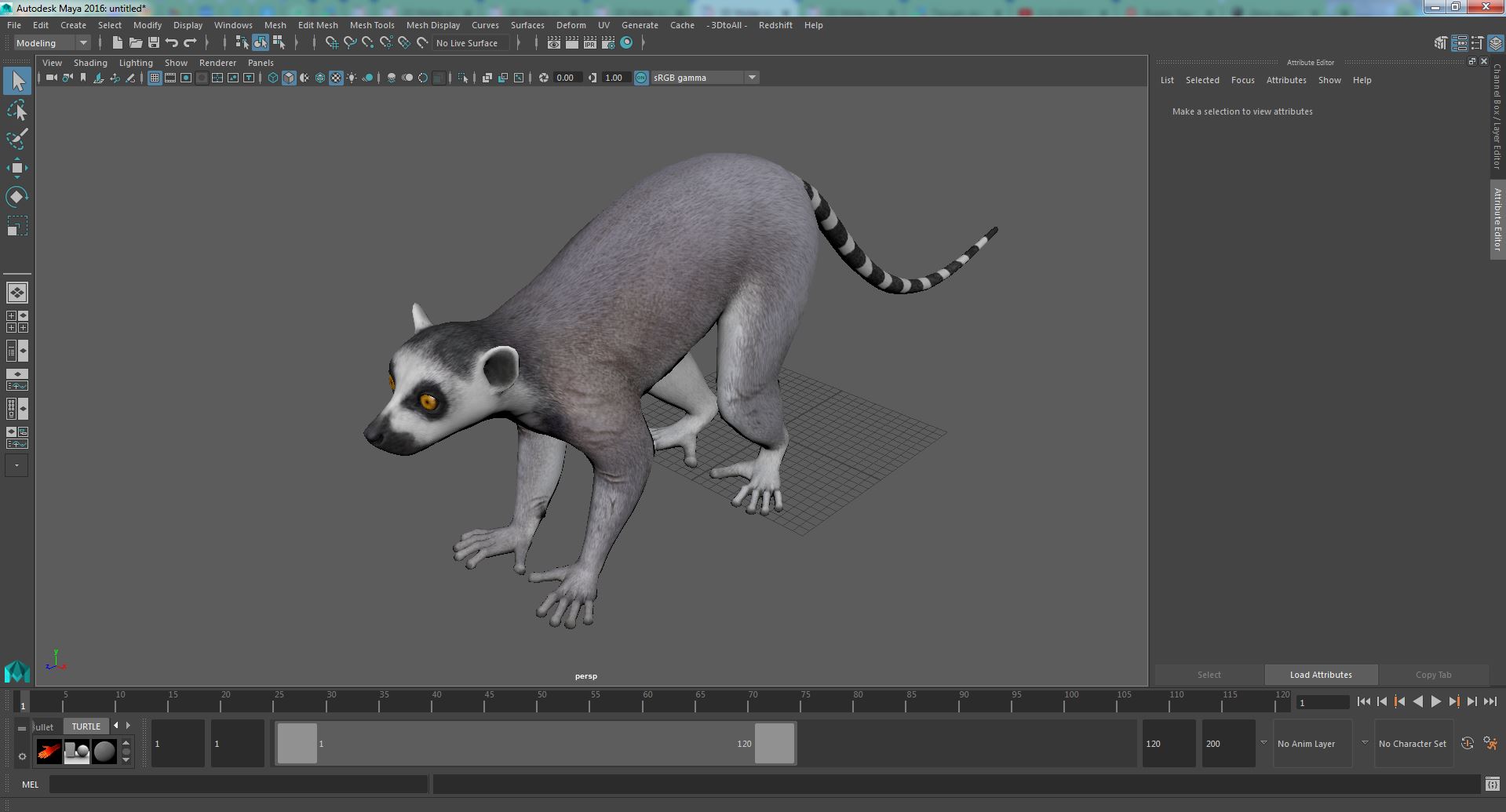 Lemur 3D model