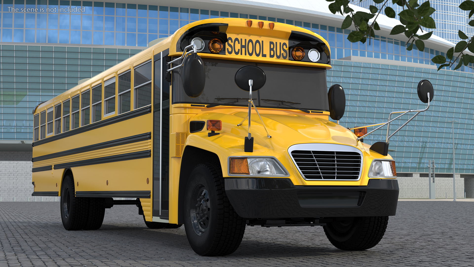 School Bus Exterior Only 3D model