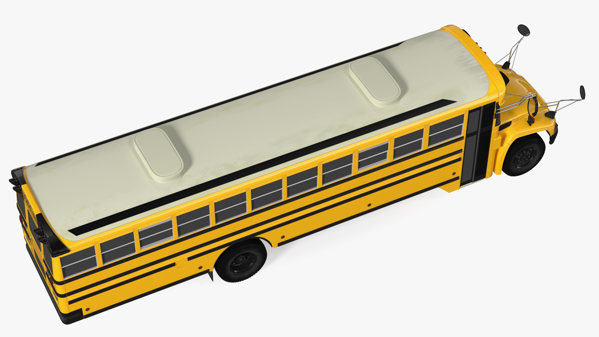 School Bus Exterior Only 3D model