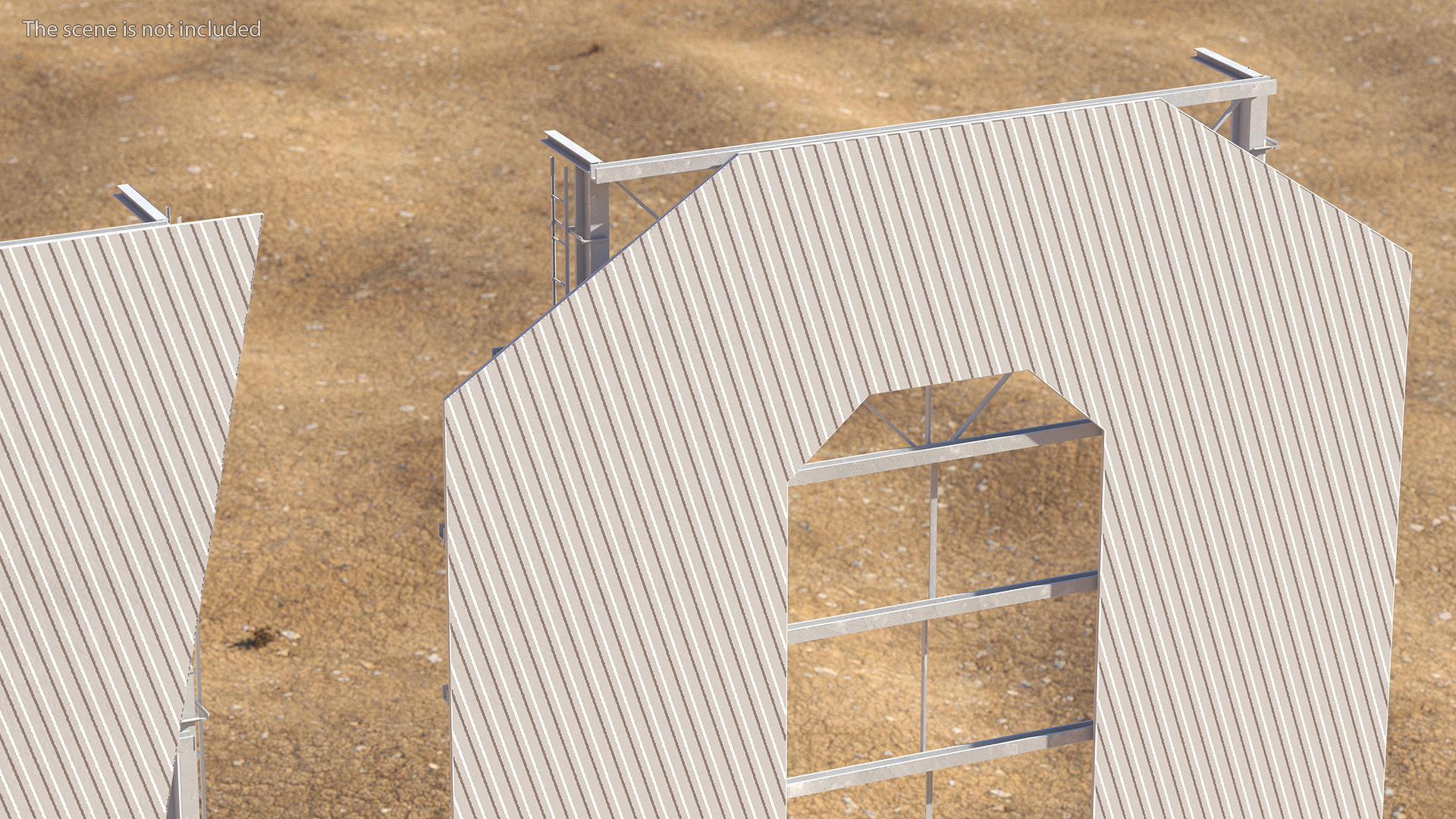 Hollywood sign 3D model