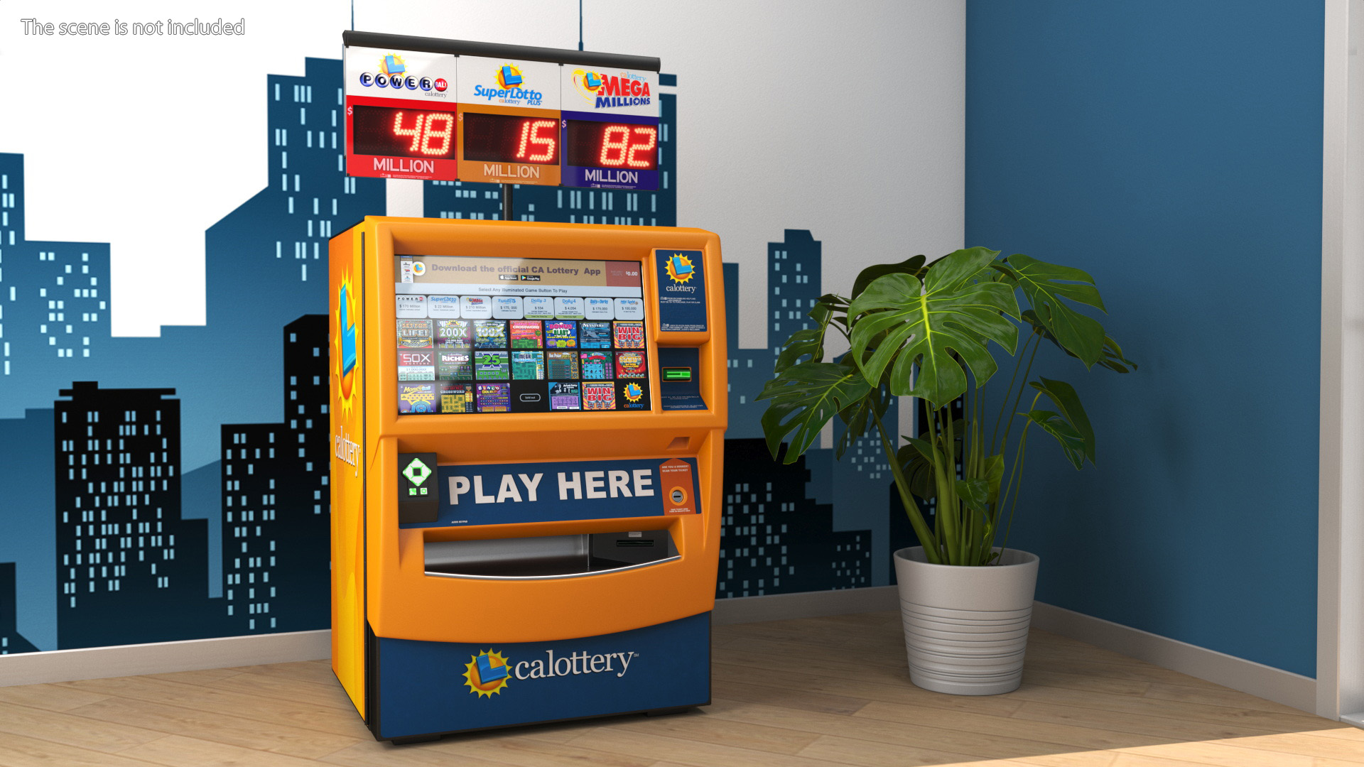 3D model Calottery Lottery Machine