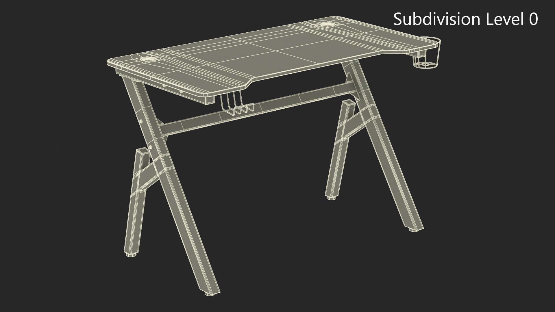 Computer Table for Gamer 3D model