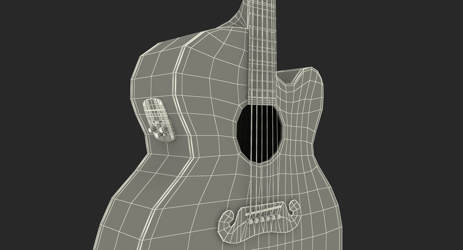 3D model Classical Acoustic Guitar