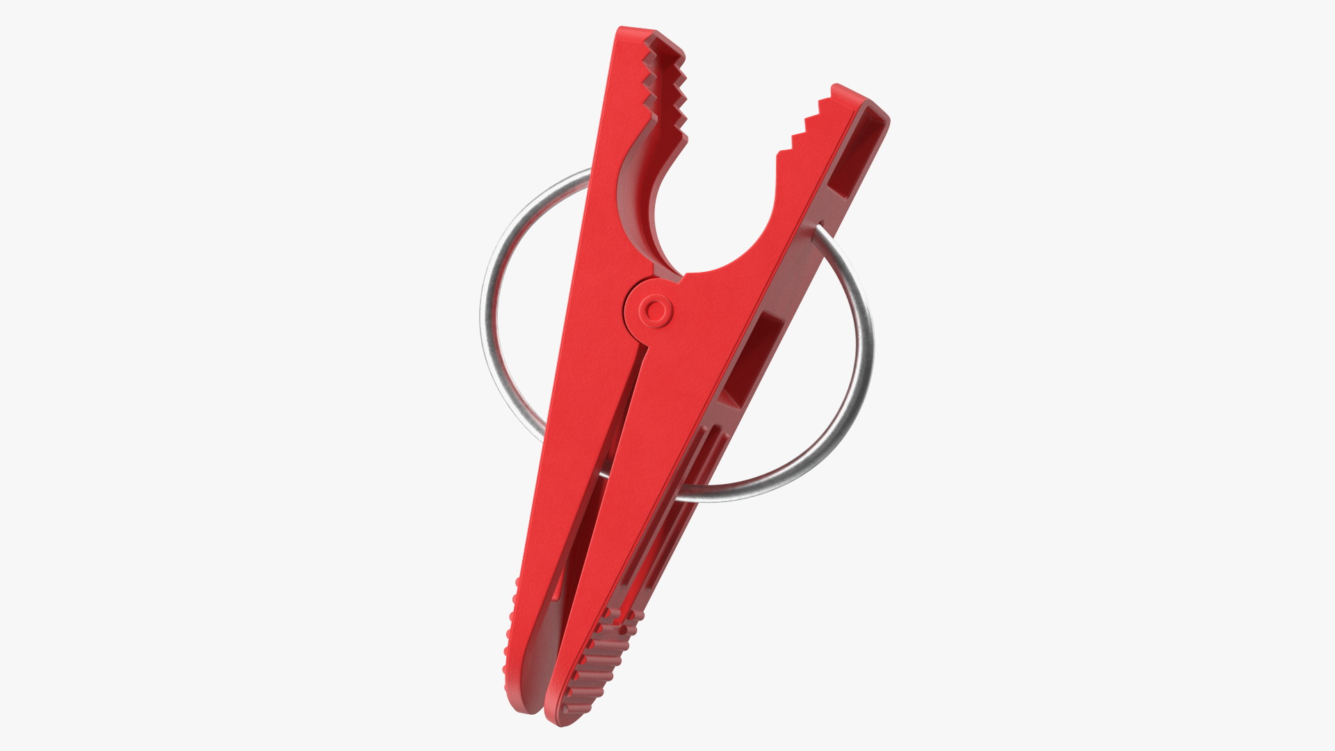 3D model Plastic Clothespin Red Pressed