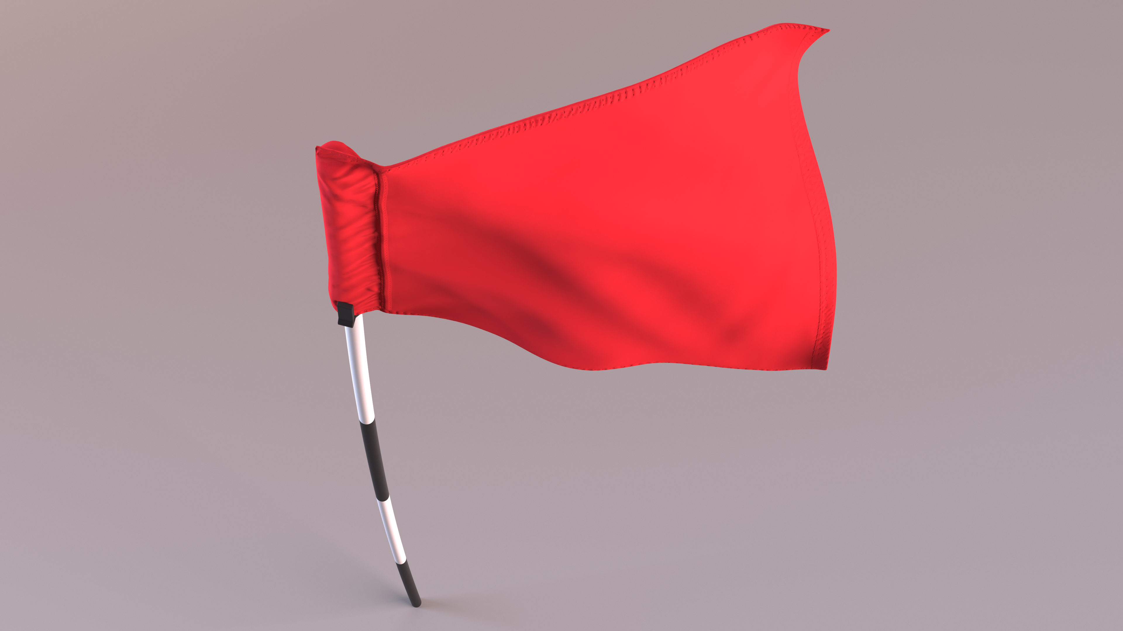 3D Golf Pin Flag model