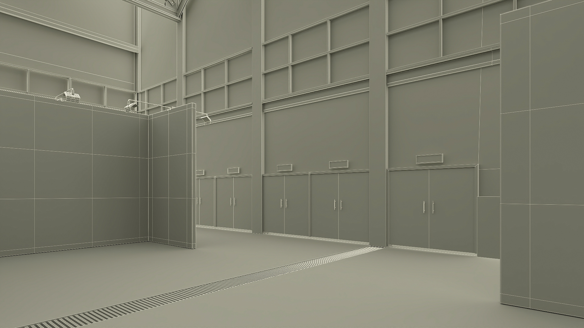 3D model Exhibition Structure