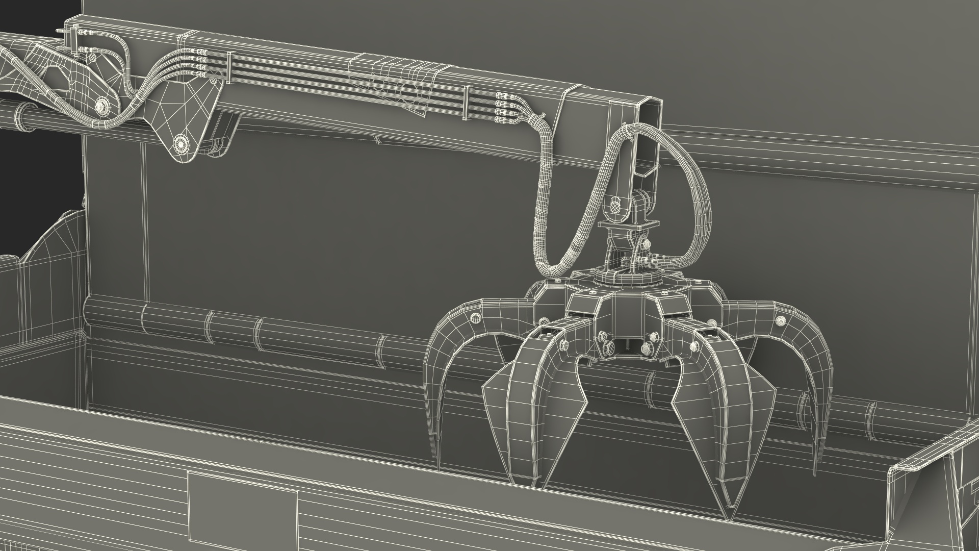 3D Scrap Metal Baler Portable Rigged model