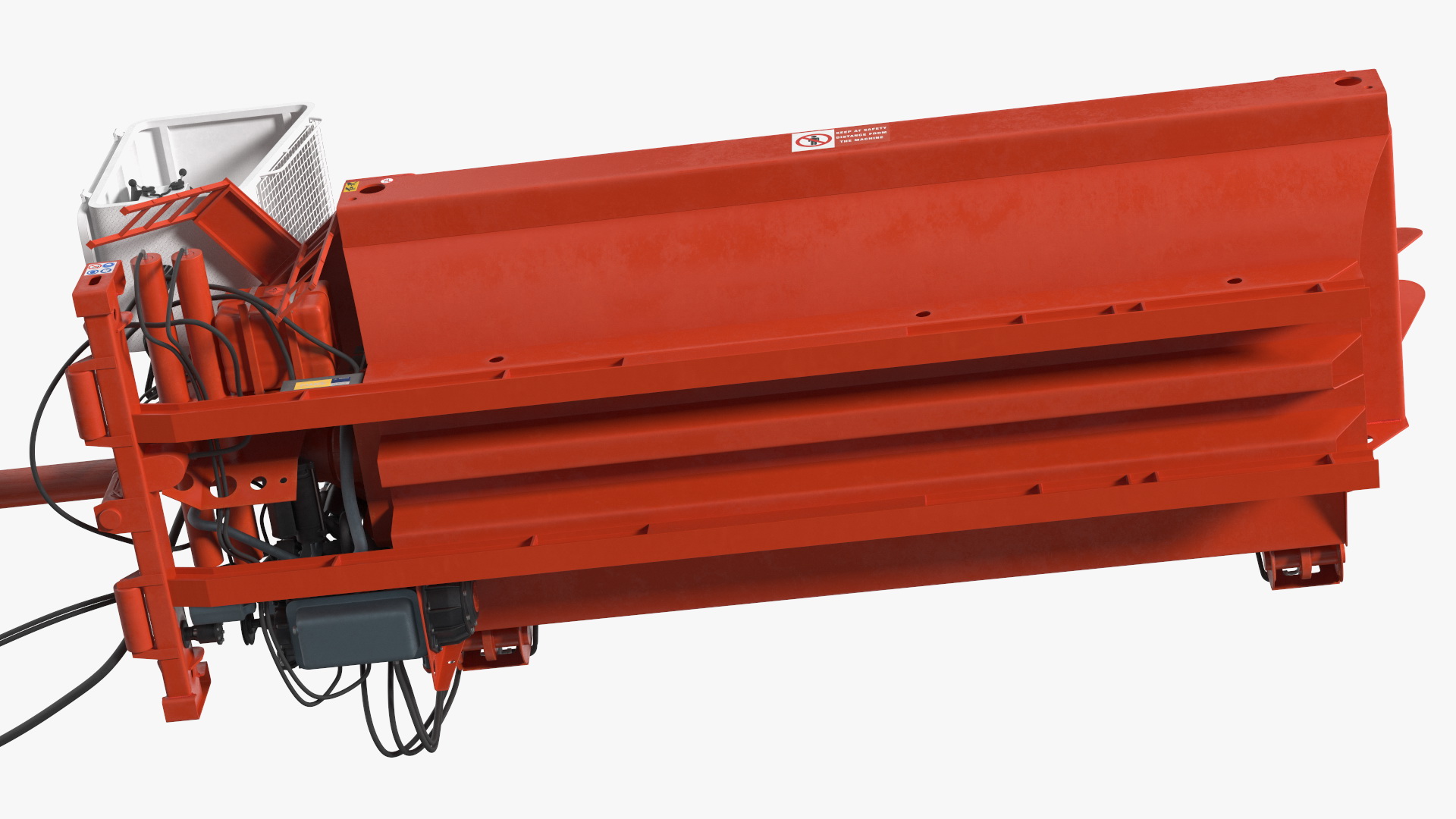 3D Scrap Metal Baler Portable Rigged model