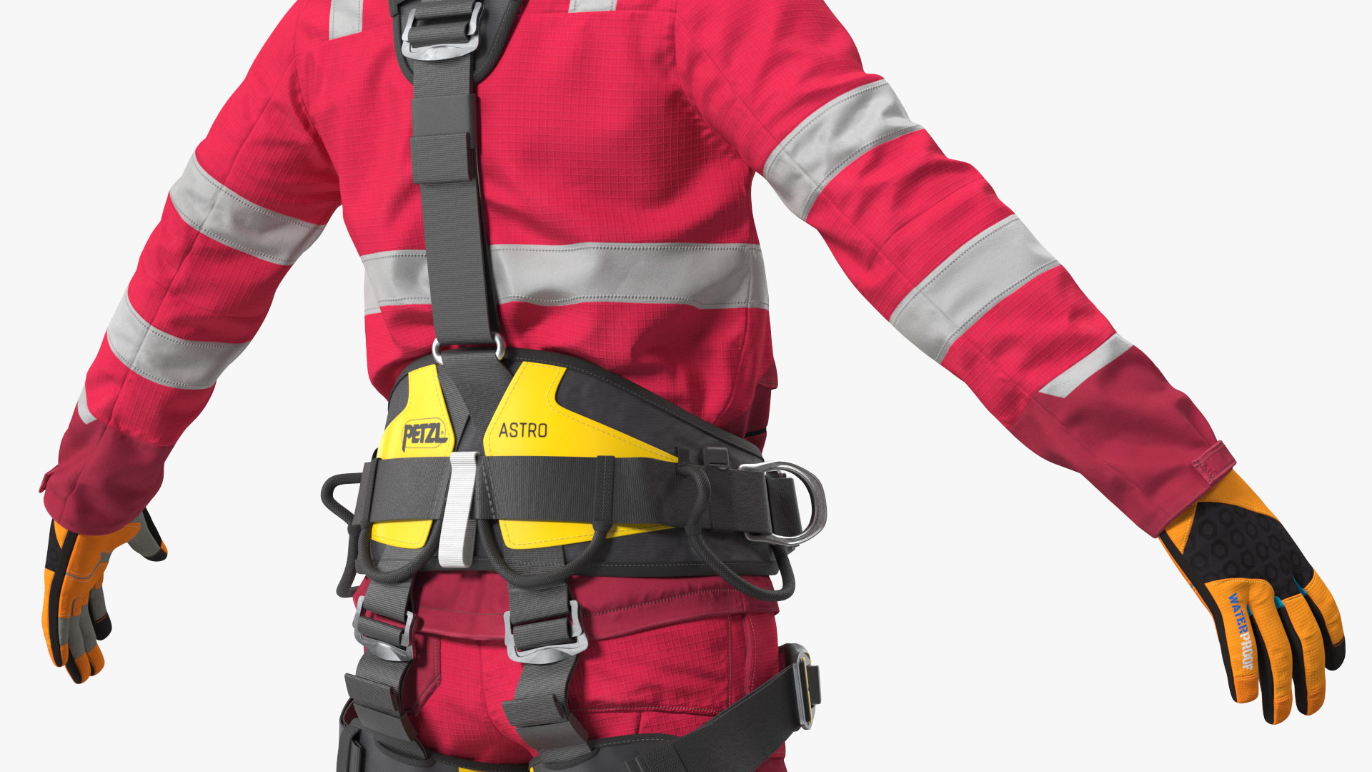 3D model Alpinist Worker Full Equipment