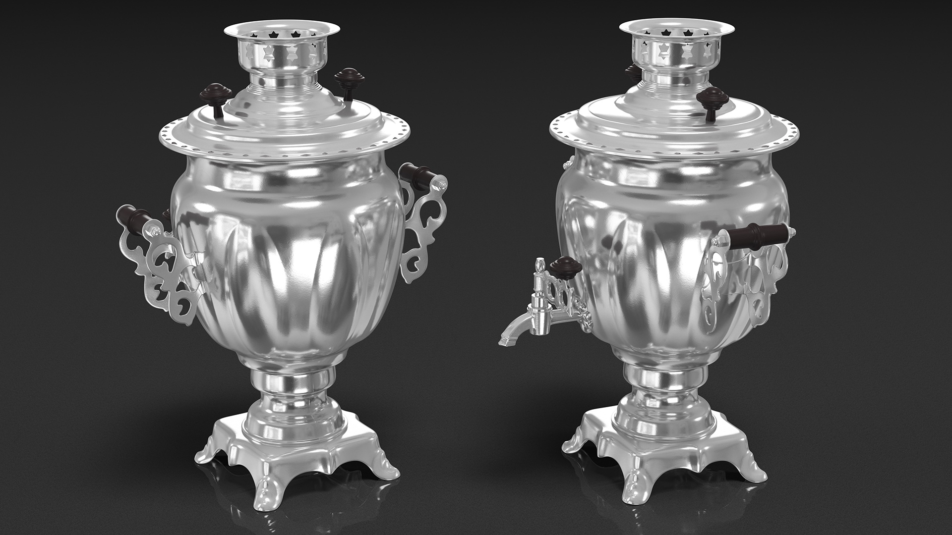 Russian Vintage Electric Samovar 3D