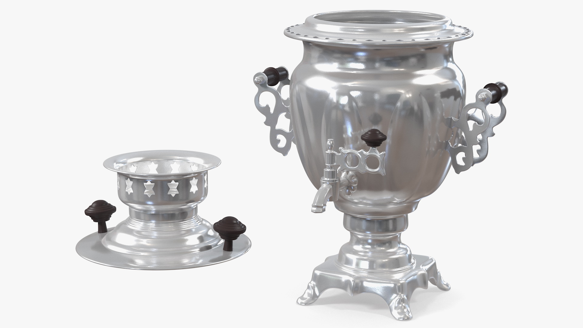 Russian Vintage Electric Samovar 3D