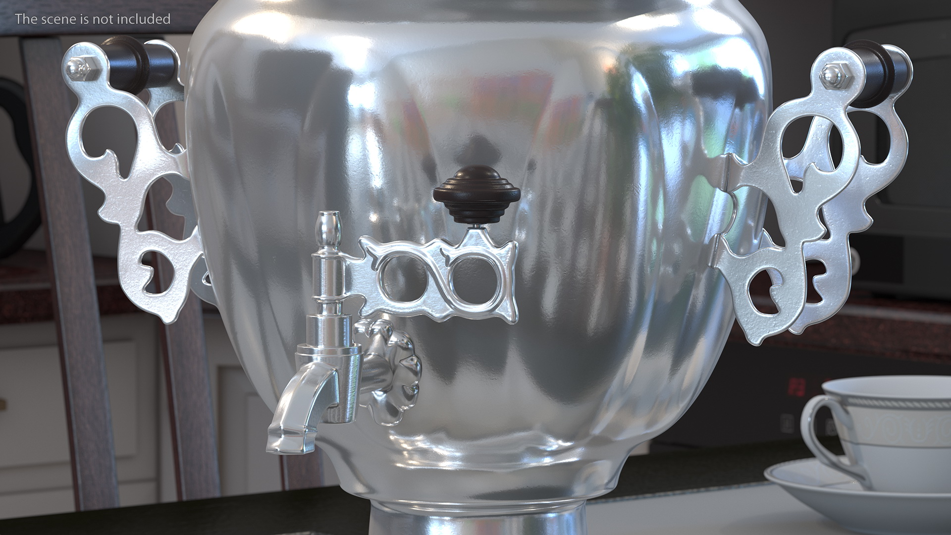 Russian Vintage Electric Samovar 3D