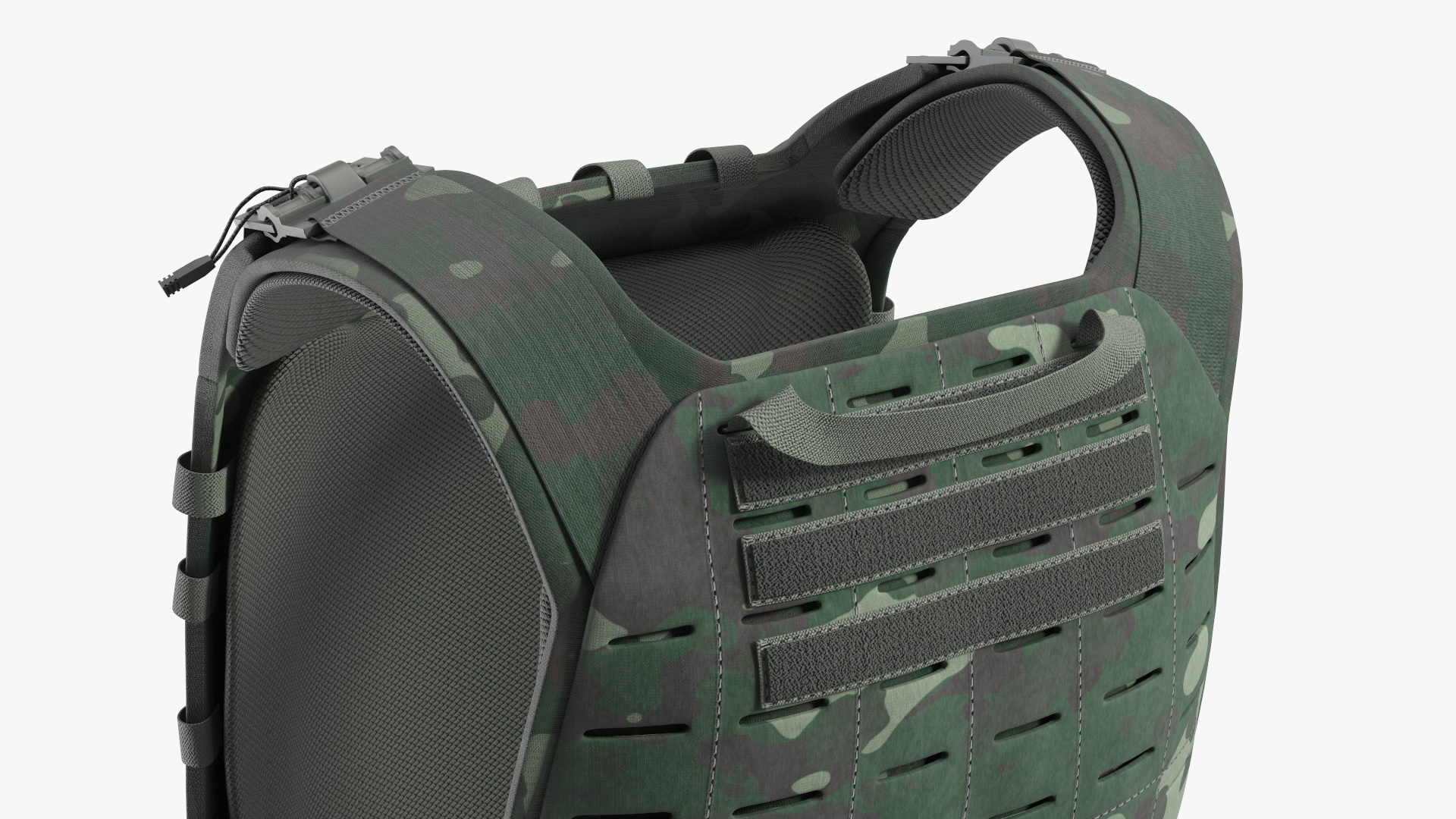 Adjustable Bulletproof Vest 3D