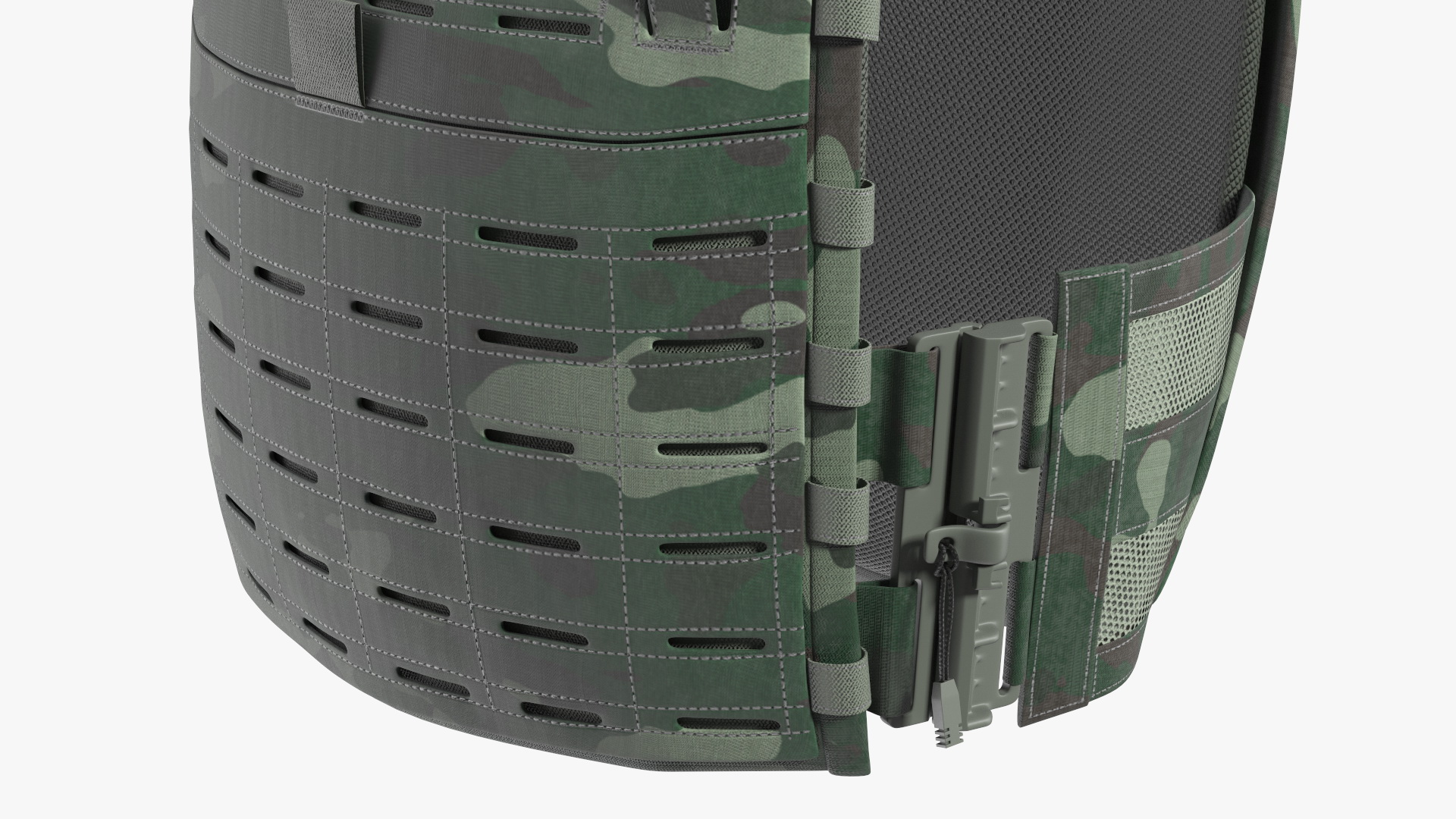 Adjustable Bulletproof Vest 3D