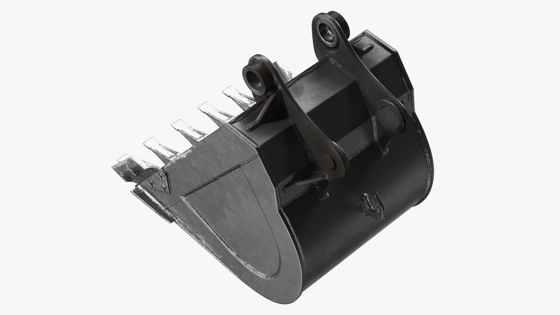 Heavy Duty Excavator Bucket 3D