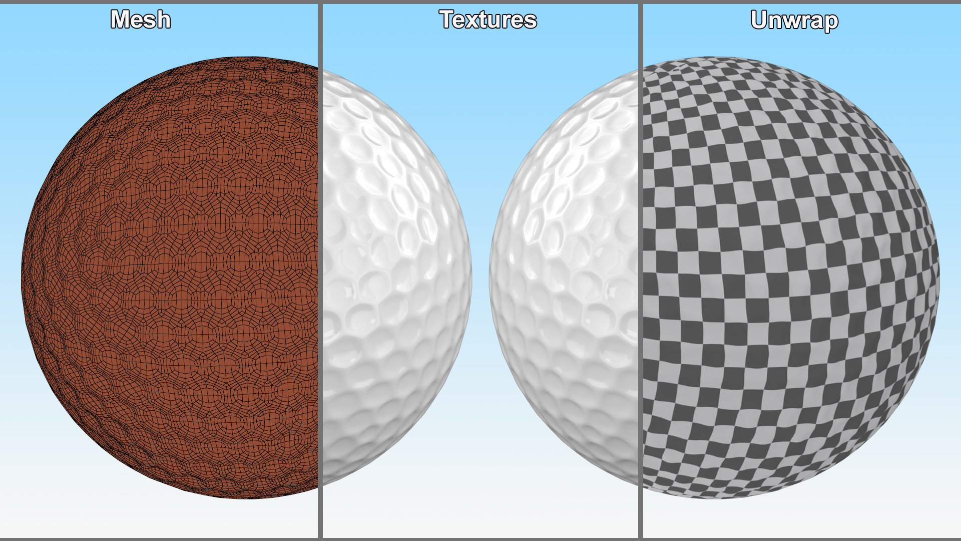 Golf Ball 3D model