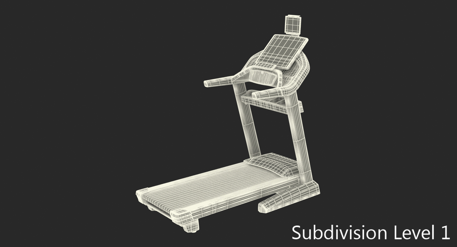 3D Treadmill ProForm Pro 2000 Rigged model