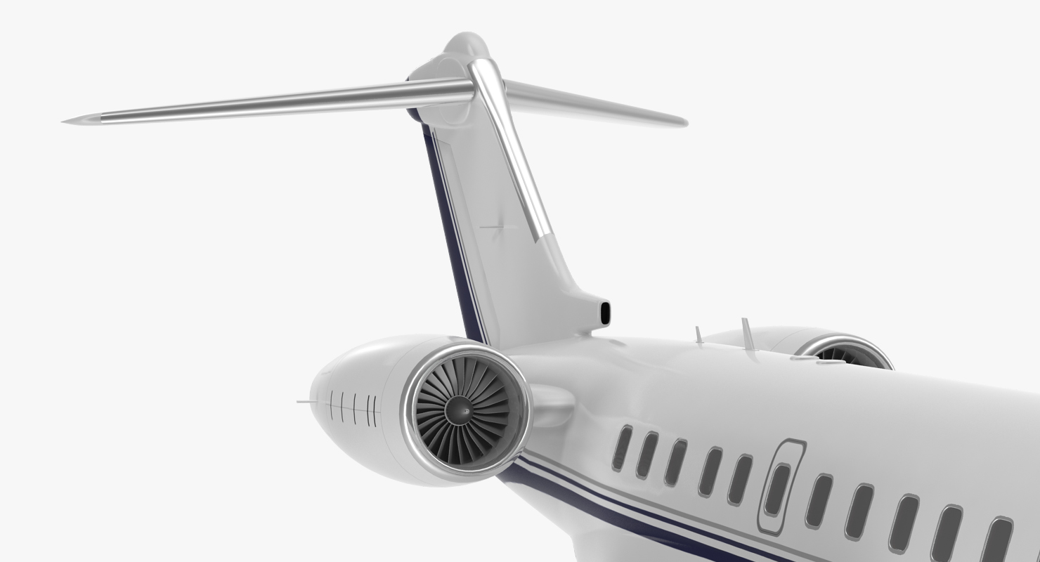 3D model Global 6000 Jet