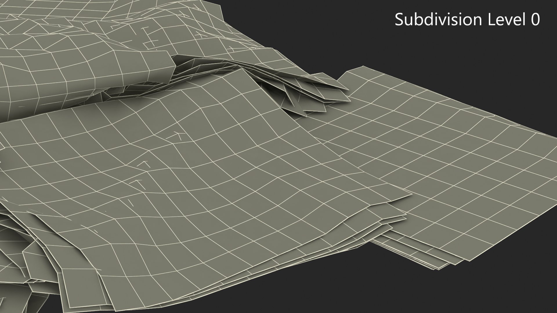 3D Pile of Newspapers model