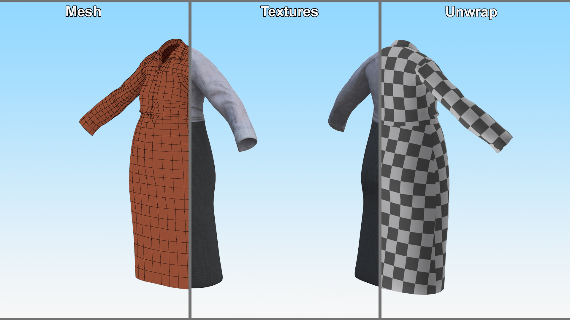 3D Clothes for an Older Woman