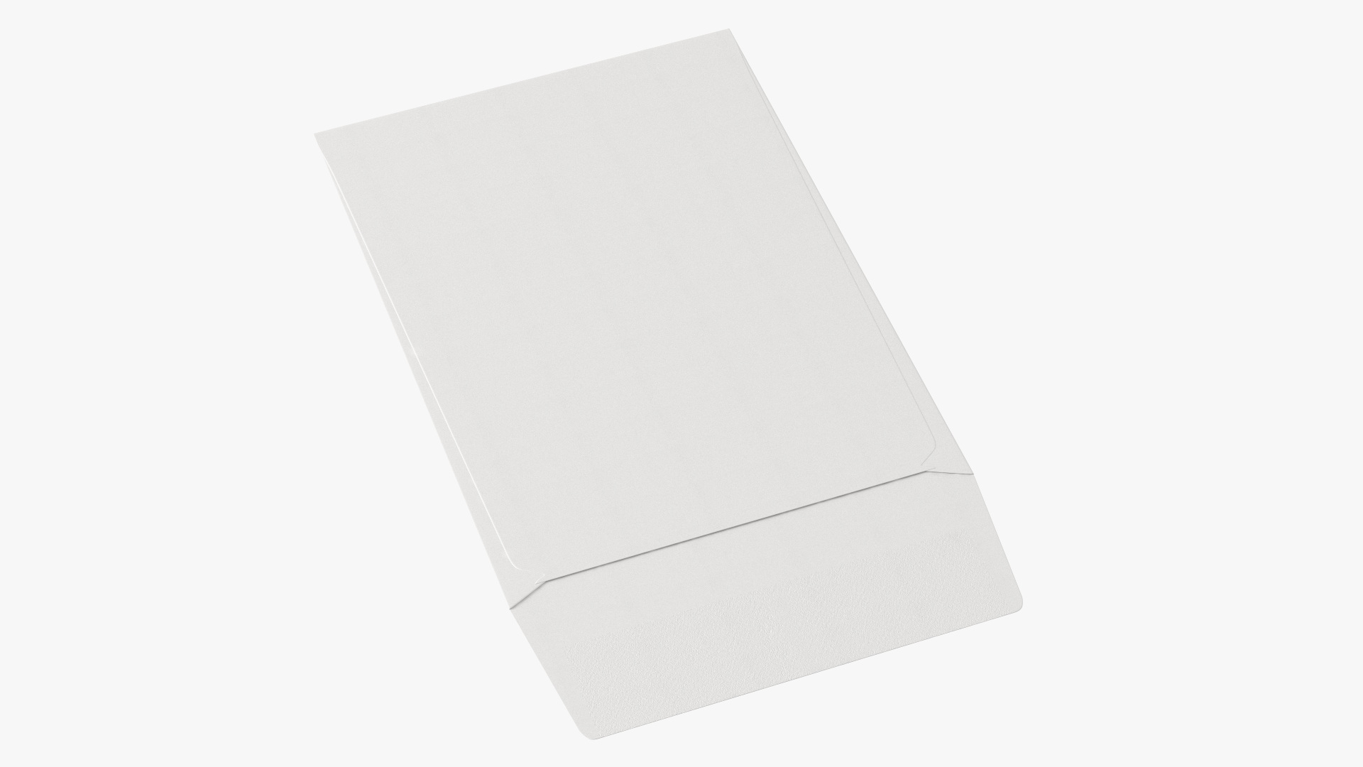 Paper Pocket Envelope White 3D