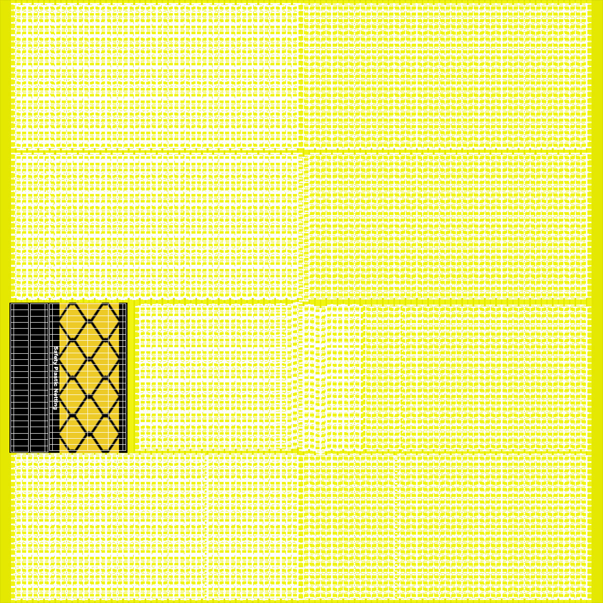 Safety Plastic Netting Roll Yellow 3D model