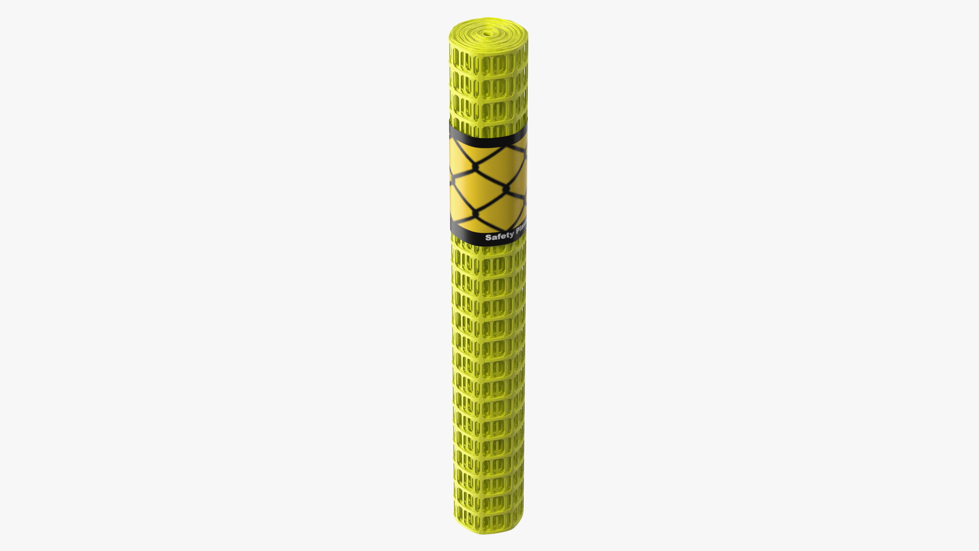 Safety Plastic Netting Roll Yellow 3D model