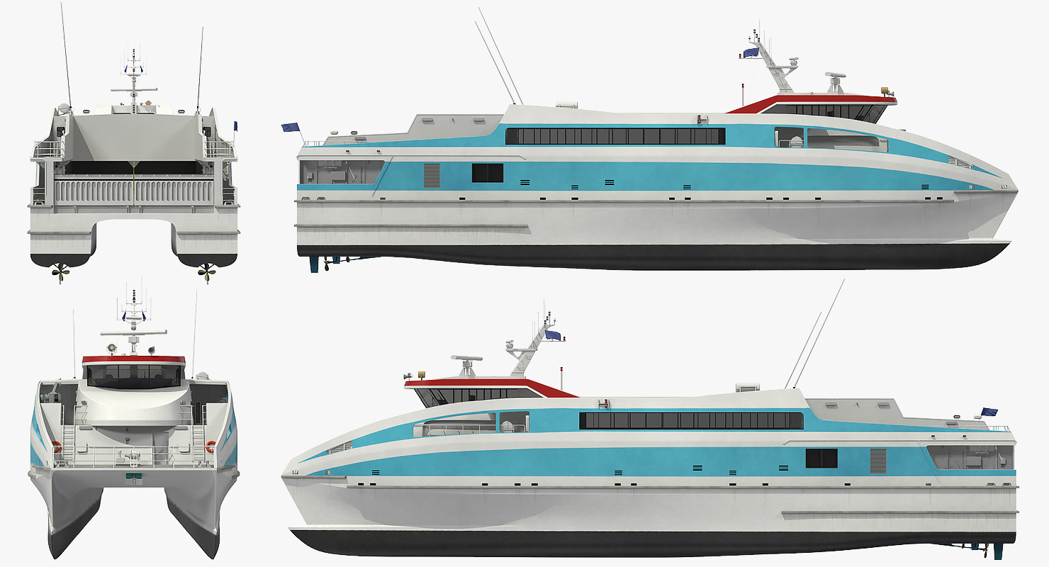 3D model Ferry Catamaran