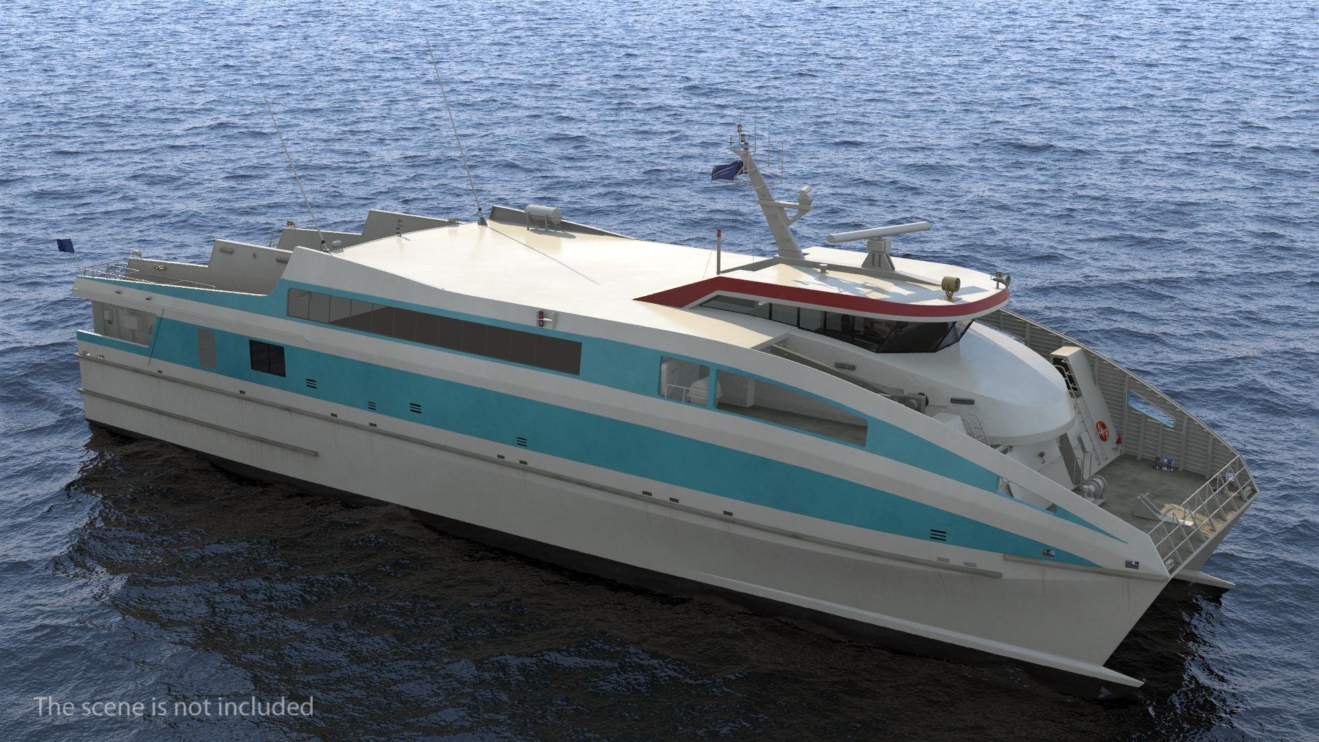 3D model Ferry Catamaran