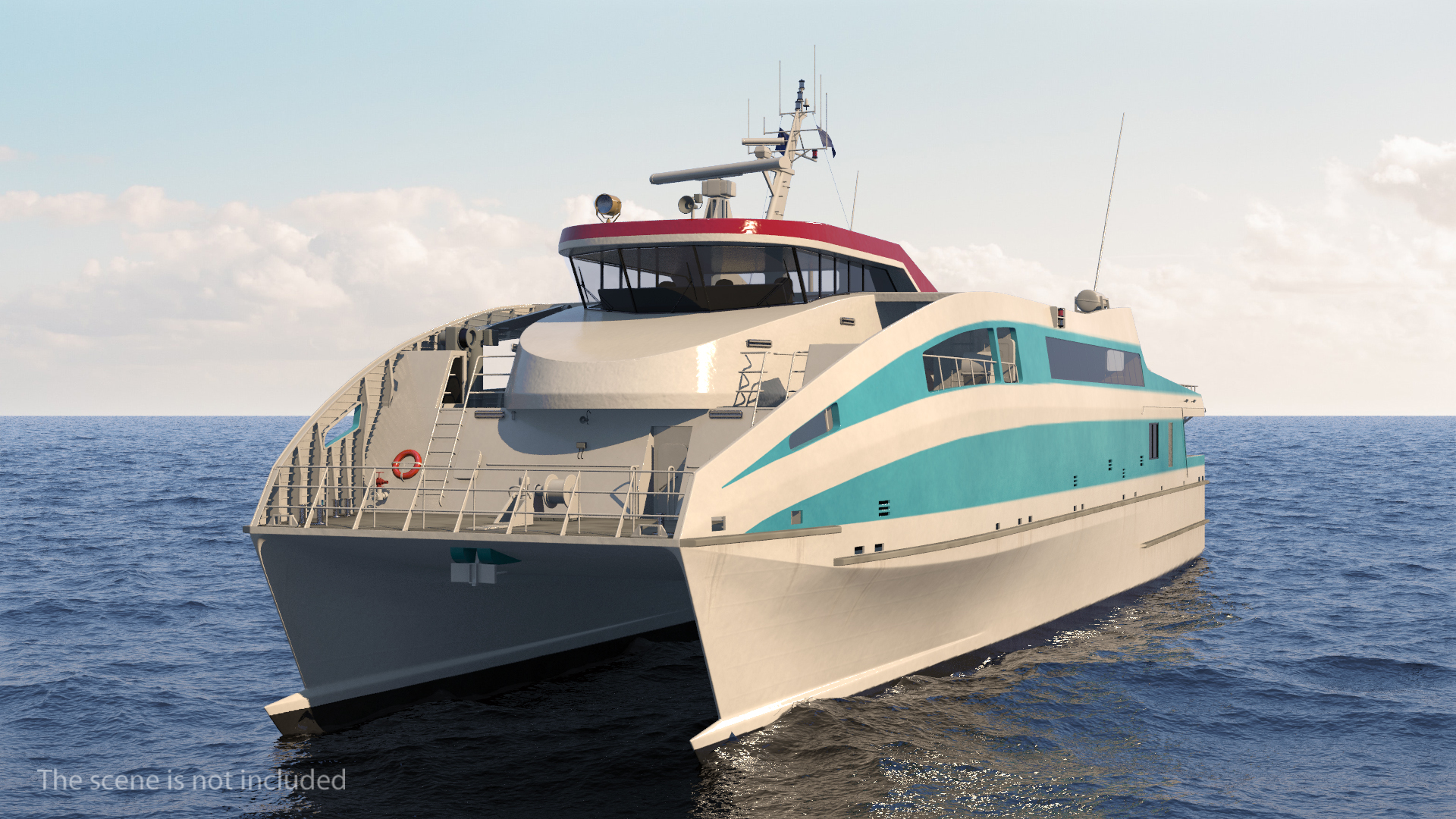 3D model Ferry Catamaran