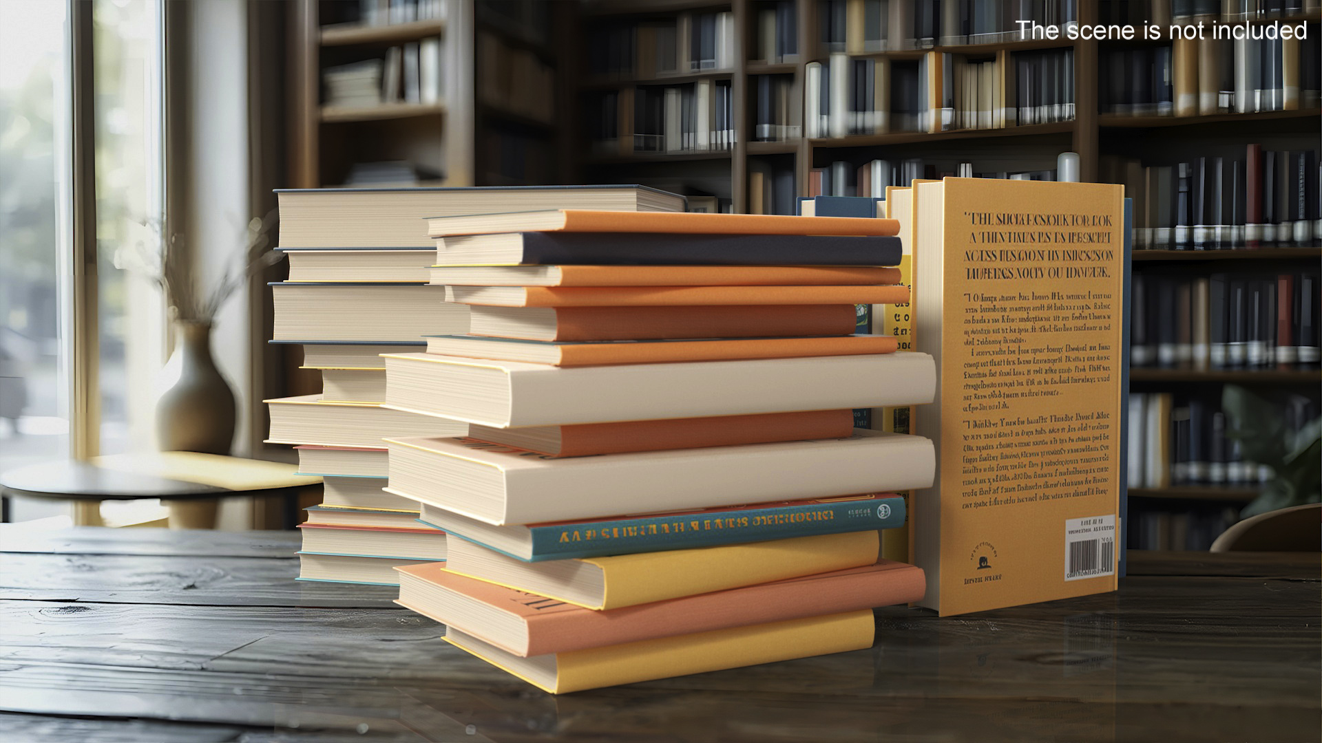 3D Pile of Books model