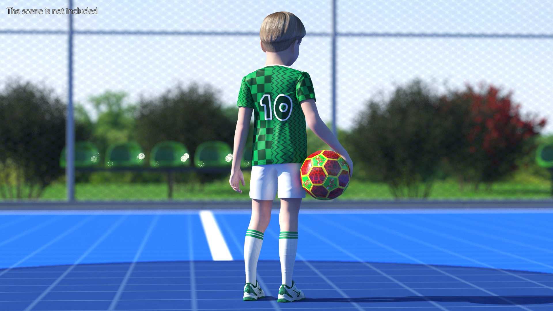 Child Boy Sport Style Rigged for Maya 3D