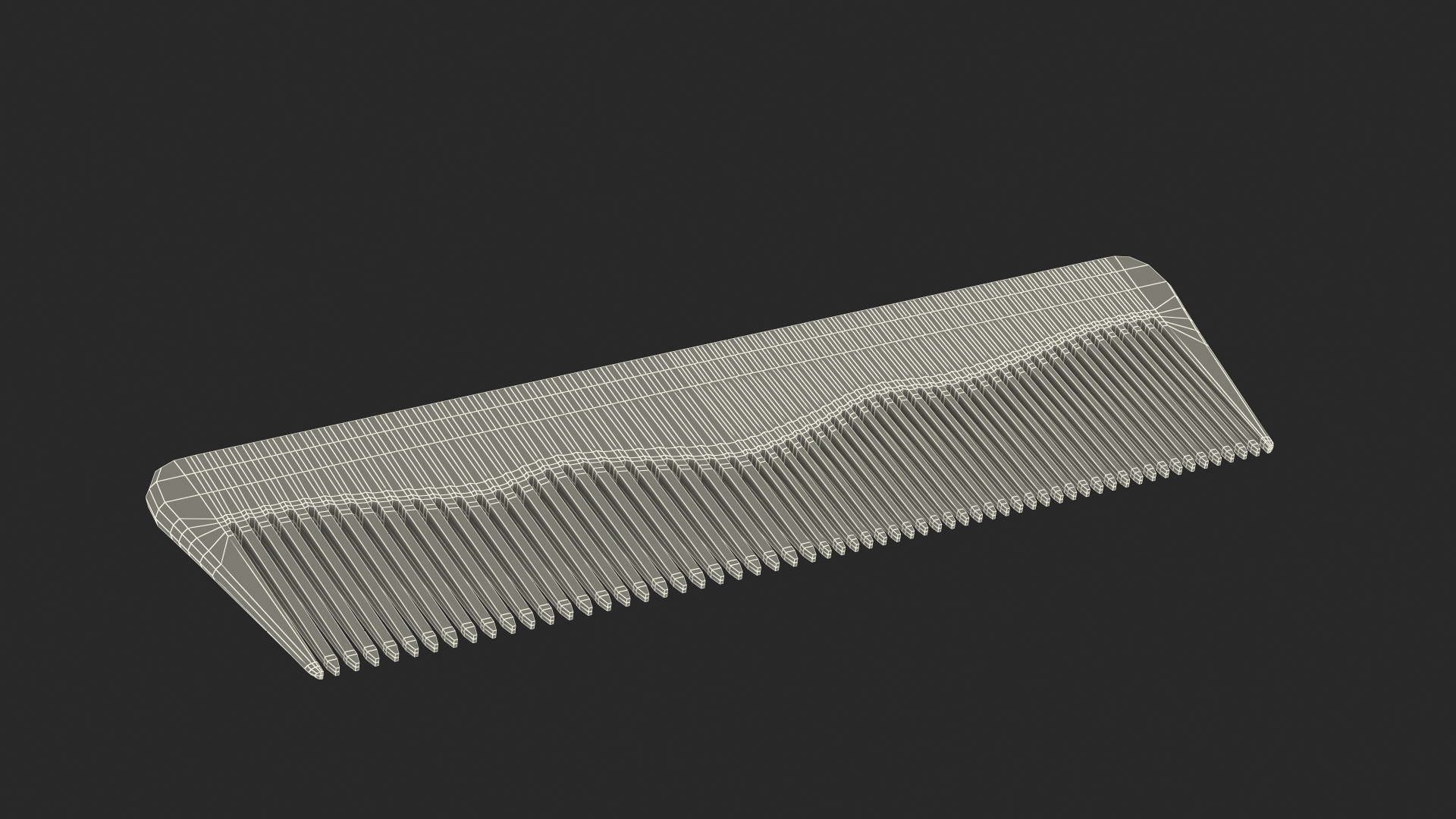 Hair Comb 3D model