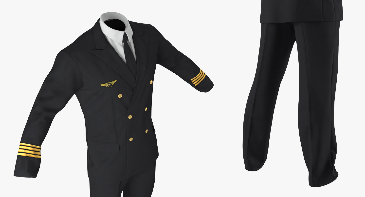 3D Airline Pilot Uniform