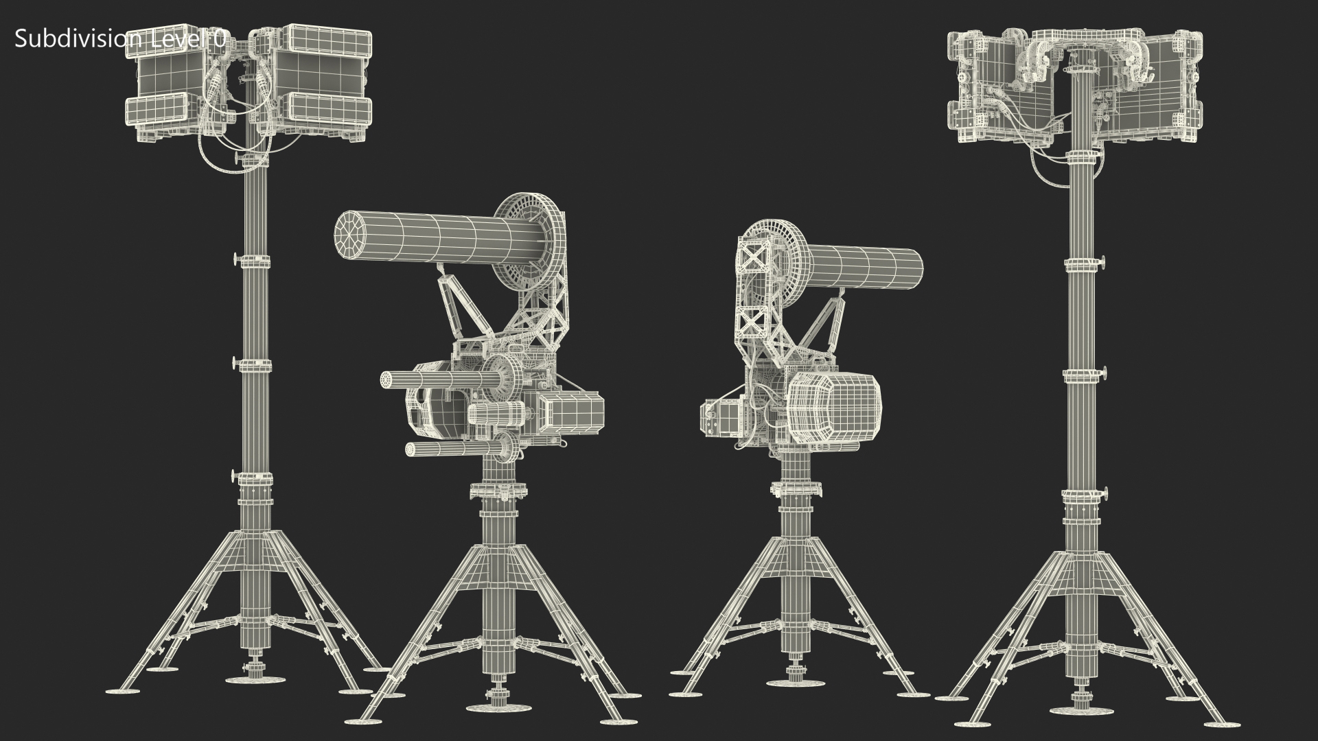 Blighter AUDS Anti UAV Defence System with Radar Set 3D