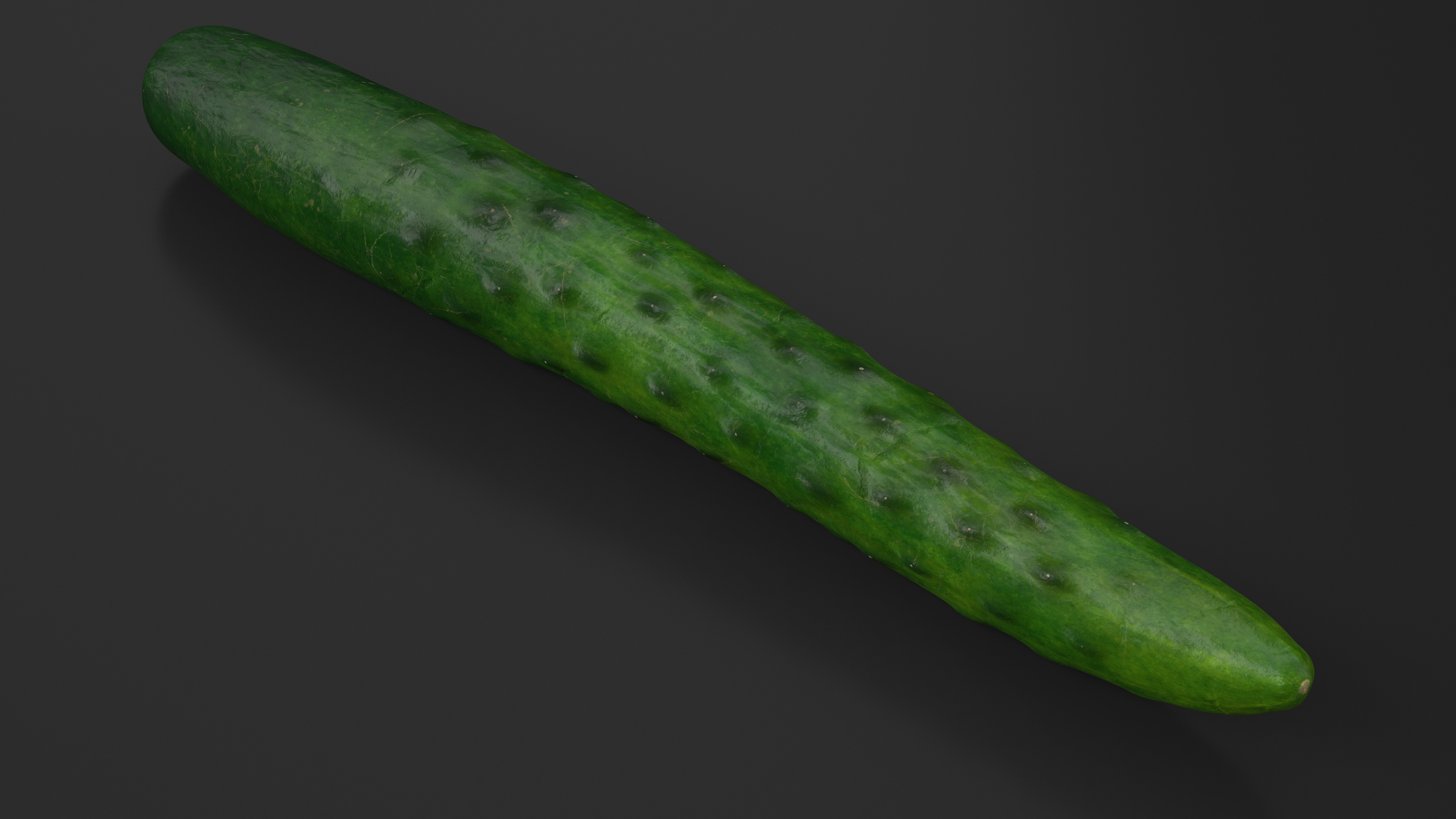 3D Long Cucumber model