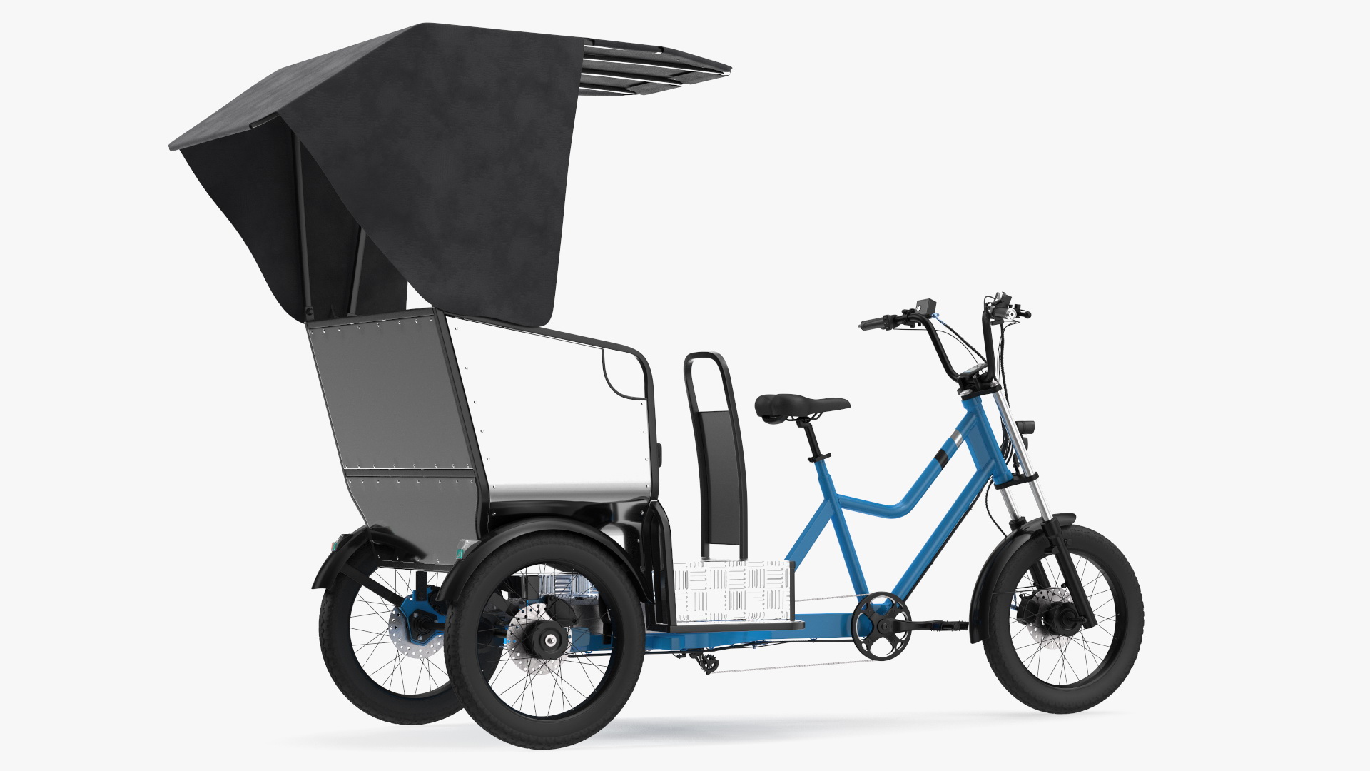 3D Commercial Grade Electric Trike with Passenger Seat