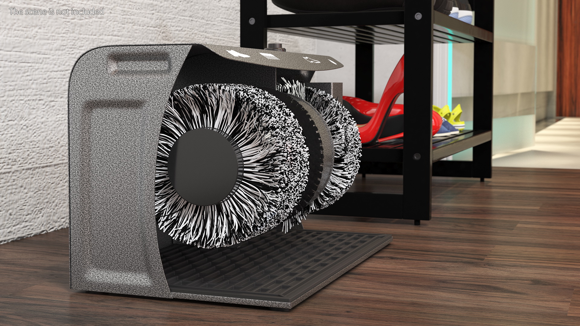 Shoe Polishing and Cleaning Machine Fur 3D model