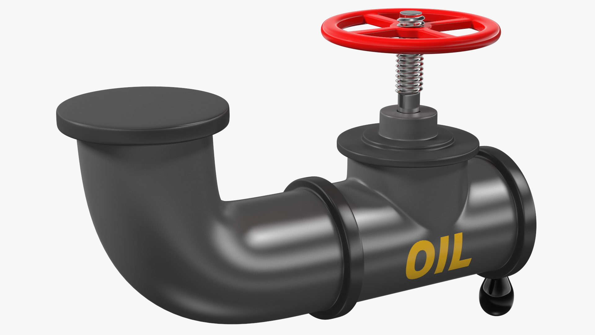 3D Earth Stylized Oil Tube model